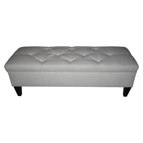 Sole Designs Brooke Upholstered Storage Bench in Magnolia