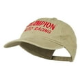 thumbnail image 2 of Champion Auto Racing Embroidered Washed Cap - Khaki OSFM, 2 of 5