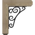 thumbnail image 3 of 4"W x 20"D x 23"H Tristan Craftsman Ironcrest Rough Sawn Bracket, Douglas Fir (2"W x 12"D x 15"H Iron Bracket), 3 of 5