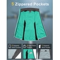 thumbnail image 4 of Men's Water-resistant Outerwear Vests, Stretch Windproof Vest for Cycling, Running, Golf (Light Grey 3XL), 4 of 7