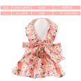 thumbnail image 2 of Ropa para mascotas Vestido para perros Pajarita Arnés Conjunto de correa para perros pequeños Gatos Niña Linda Princesa Vestidos para perros Primavera Verano Ropa de conejo Trajes para mascotas, 2 of 5