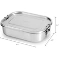 thumbnail image 2 of UPTRUST Stainless Steel Bento Lunch Food Box Container, 5-Compartment Large 1400ML Metal Bento Lunch Box Container for Kids or Adults with Lockable Clips to Leak Proof, 2 of 7