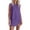 Purple #2, variant on Short Sets Women 2 Piece Outfits Side Split Athletic Skirt Matching Cotton Tank Top Casual Vacation Short Lounge Outfits Pink 2XL