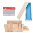 thumbnail image 1 of Molde Para Hacer Jabón, Cortador De Jabón Rectangular De 1000ML, Herramienta De Corte DIY Con Revestimiento De Silicona Con Cuchillo De Acero Inoxidable Para Pan Para Jabón Ccdes Otros, 1 of 8