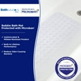 thumbnail image 5 of Kenney Microban Protected Bubble Bath Mat, 26.75" L x 14.5" W, Frosted, 5 of 7
