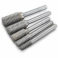 thumbnail image 1 of 5Pcs 14 Pouces Double Coupe Carbure de Tungstène Fraise Rotative Mourir Shank Bit Ensemble, 1 of 6