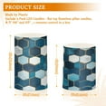 thumbnail image 6 of Yayeee Flameless Candles with Remote Flickering Battery Operated Multi Color Changing, Dark Blue Hexagon Patterns, 6 of 7