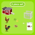 thumbnail image 1 of Schleich Farm World 8-piece Chicken Toy Coop & Farm Animal Toys para niños de 3 a 8 añ Schleich Schleich, 1 of 2