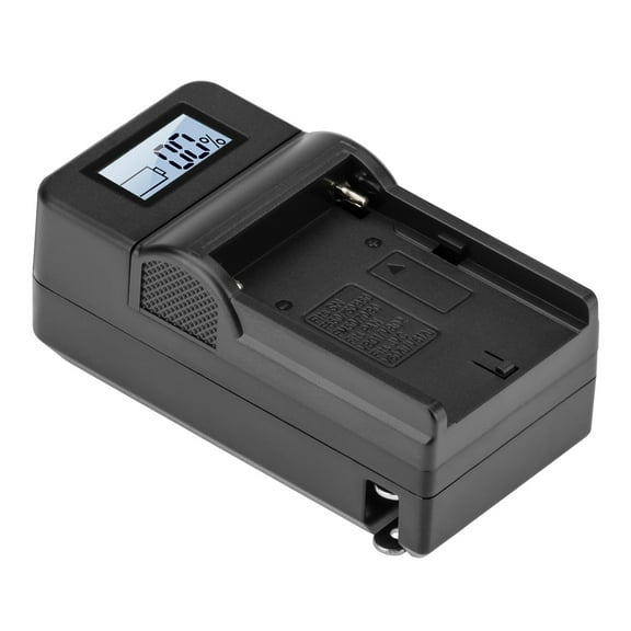 Green Extreme Compact Smart Charger with LCD Screen for Sony L & M Series