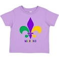 thumbnail image 3 of Inktastic Mardi Gras Fleur De Lis Girls Toddler T-Shirt, 3 of 5