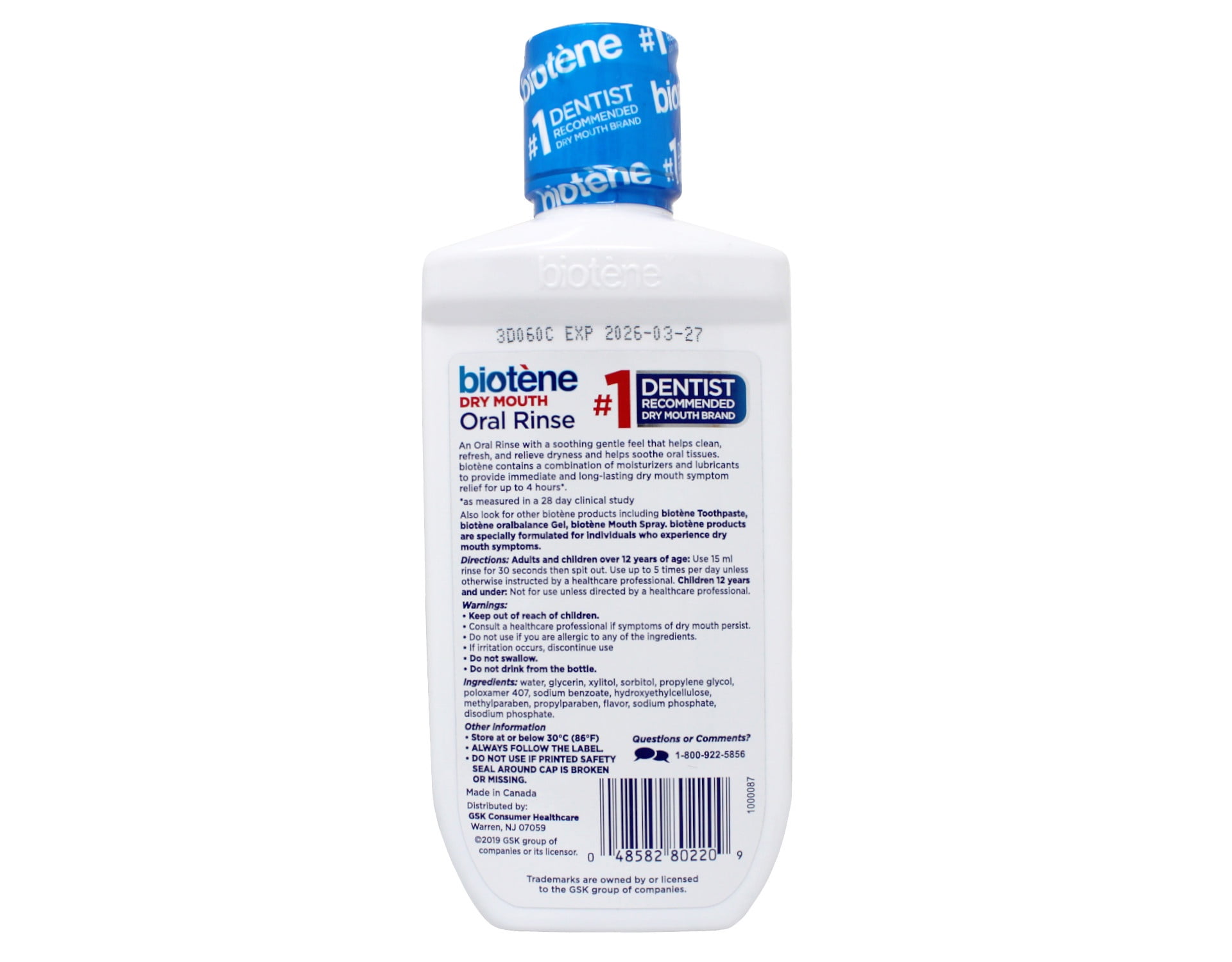Biotene Dry Mouth Mouthwash 8 oz (Pack of 6)
