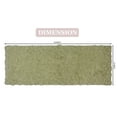thumbnail image 2 of Home Weavers Bell Flower Collection Bathroom Rug 100% Cotton Tufted Bath Rugs, Soft Absorbent Bath Rugs, Non-Slip Bath Mats, Machine Washable, Bath Matsand Tub, 21"x54" Runner, Green, 2 of 9