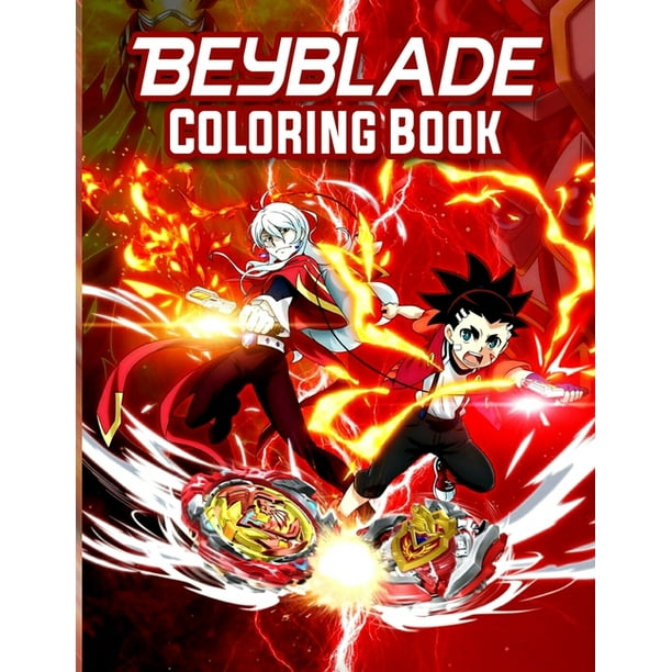 Beyblade Coloring Book : Fun Coloring Pages Featuring Your Favorite