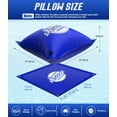 thumbnail image 7 of Angooni 4 pack 4’x4’ Heavy-Duty Blue Pool Pillow - 0.4mm PVC, 16x20ft Ropes, Boston Dual-Inflation Valve, Cold-Resistant, No Leakage – Winter Use, 7 of 7