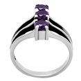 thumbnail image 5 of Natural African Amethyst 925 Sterling Silver Ring s.7.5 Jewelry DGR1124_G_7.5 R-1050, 5 of 7