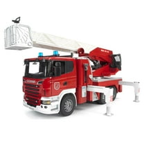 Bruder 1/16 Scania Super 560R Fire Engine Truck with Ladder, Water Pump & Lights & Sounds 03591