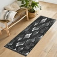 thumbnail image 6 of Line Cloud Runner Area Rug 2x6 Soft Non-Slip Washable Bedside Carpet for Hallway Bedroom Living Room Home Decor, 6 of 8