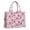 Halloween Pink Ghosts-1, variant on Large Capacity Tote Bag,Halloween Pink Ghosts and Witchy Elements Handbag Fashion Luxury Tote Bag,15.7"x13"x 5.1" Inches,Laptop Compatible