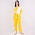 thumbnail image 5 of Yellow Duck Costume Flannel Winter One-piece Pajamas For Women With Pockets Kawaii Cartoon Duck Cosplay Onesie Pyjamas Femmes, 5 of 6