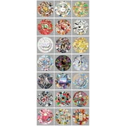 100 sheets of PP non-repeating APP cartoon stickers for scooters, car trunks, waterproof mobile phone decoration graffiti stickers A2077
