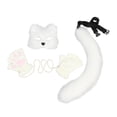 thumbnail image 3 of Runquan et Ensemble de Queue Habiller Mignon Animal pour Carnaval Boîte de Nuit Festival Queue Longue Blanche, 3 of 8