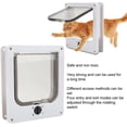 thumbnail image 3 of Porte de Sécurité Magnétique Silencieuse à Fermeture Rapide pour Chat, Cadre Robuste avec Rabat, 3 of 8