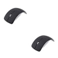 thumbnail image 1 of Cateissary Wireless Folding Mouse Gaming Work Replacement Accessory Mice Office Electronic Laptop Arc External Gamer PC Portable negro 2Conjunto, 1 of 6