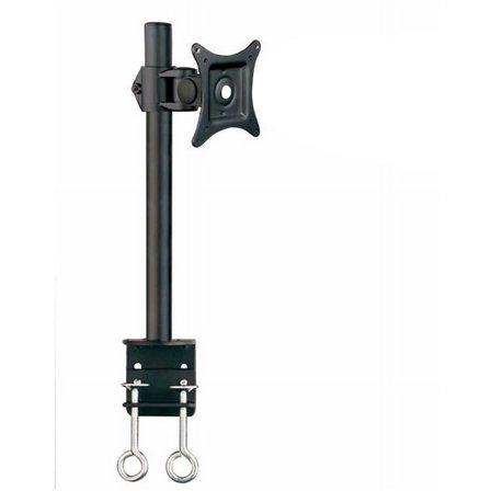 Homevision Technology B2412421 TygerClaw Single Monitor Desk Mount for 13-27 in. Monitors - Black