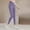 003 Purple, variant on Hvot&aat Women's Ultra Soft High Waisted Seamless Leggings Solid Color Tummy Control Workout Yoga Pants - Classic Style
