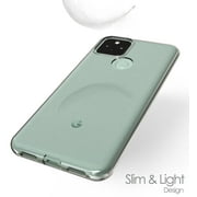 Case for Google Pixel 5, Clear Transparent See-Thru Flex Gel TPU Skin Slim Phone Cover for Google Pixel 5