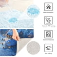 thumbnail image 4 of U-Shaped Toilet Mat Plush Bathroom Rug Mat Non Slip Bathroom Mats Beautiful Christmas Night Scene, 4 of 5