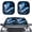 Blue Butterfly, variant on Jeiento Pink Butterfly Car Sun Shade for Windshield 2 PCS Auto Sun Shades Foldable Automotive Interior Accessories for Sun Protection Protector Accessories for Car Truck SUV