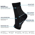 thumbnail image 3 of 3 pares de calcetines de compresión para aliviar el dolor, calcetines de compresión para fitness, calcetines elásticos para ciclismo, tobillera para fascitis plantar, manga para aliviar el, 3 of 6