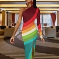 thumbnail image 2 of Robe Fendue Mi-Longue des Années 70 Robe d'Été Femme 2024 Robes de Soirée Femmes Robes d'Été 2024, 2 of 4
