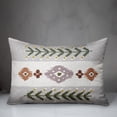 thumbnail image 3 of Creative Products Aztec Pattern White 14 x 20 Indoor / Outdoor Pillow, 3 of 3