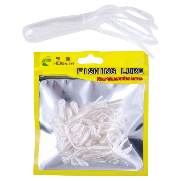 Señuelo Calamar Cebo Suave Artificial 20 Piezas Tubo 4 8 Cm Accesorios Pesca