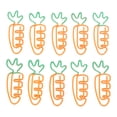 thumbnail image 1 of Small Paper Clips, Carrot Style 100 Pieces Light Portable Carrot Paper Clips Strong Durable  For Paper, 1 of 8