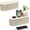 Beige, variant on HUJHKIO Cable Management Box, Organizer Box for Power Strips, Surge Protectors, Chargers, Adapters, TV Computer Wires Cable Hider Box for Home/Office, Gray