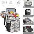 thumbnail image 5 of Travel Cooler Bag - Pioneer Flower Floral Print Pattern Camping Beer Cooler Backpack with Bottle Opener- Waterproof Insulated Picnic Backpacks - Cooler Bag for Beach, 5 of 6
