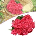 thumbnail image 7 of 1x Artificial Hydrangea Flowers for Outdoors,Faux Hydrangea,Silk Flowers,Faux Flowers Kitchen Centerpiece Table Decorations,Real Touch Hydrangea Flowers for Office Home Party Wedding Decor,U,14", 7 of 7