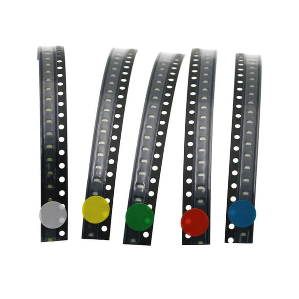 Chip de Luces de Diodo LED SMD de 100 Uds , Intensidad, Superbrillante, Bombillas de Iluminación, Componentes Electrónicos, Diodos Emisores - 0603 Sunnimix diodos de chip smd