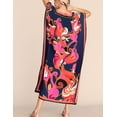 thumbnail image 3 of Bsubseach Floral Women Bikini Cover Up Kaftan Swimwear Summer Beach Dresses Loungewear, 3 of 7