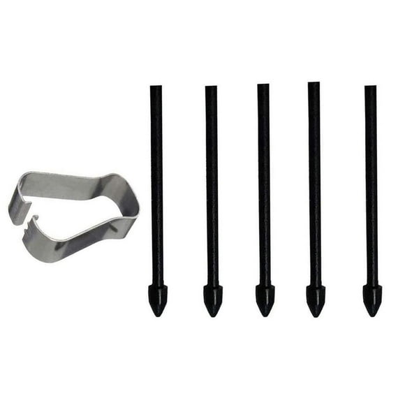 SharkTRUE Lot de 5 Embouts de Remplacement pour Stylet Samsung S6/S7/S7 Note 10 Note5G Note10 Note105G Note20 - Haute Sensibilité, Sans Rayures, Installation Facile