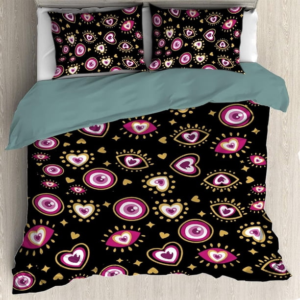 Patrón 3 Piezas Funda Nórdica Queen 90 "x90"(230x230cm) con 2 Fundas de Almohada,