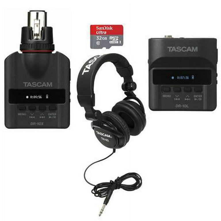 TASCAM DR-10X Micro Plug-On Audio Recorder