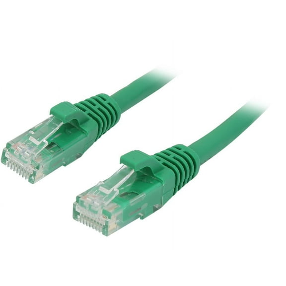 C2G 7ft Cat6 Snagless Unshielded (UTP) Ethernet Network Patch Cable - Green
