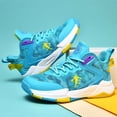 thumbnail image 3 of Zapatillas de baloncesto antideslizantes para niños, zapatos de entrenamiento deportivo para niños, zapatillas suaves y antideslizantes, suela gruesa, nueva marca Unisex, 3 of 5