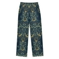 thumbnail image 2 of FORMRS Kids Pajama Pants with Pockets Size 13-14Y Boys Lounge Sleep Bottoms, Shadowy Forest Pattern, 2 of 8