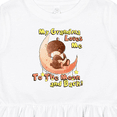 thumbnail image 4 of Inktastic My Grandma Loves Me to the Moon and Back Girls Toddler Dress, 4 of 5