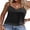 Black Stripes, variant on Women's Lace Silk Satin Pajama Tank Tops V Neck Camisole Soft Spaghetti Strap Tops Loose Sleepwear Misty Roes Small